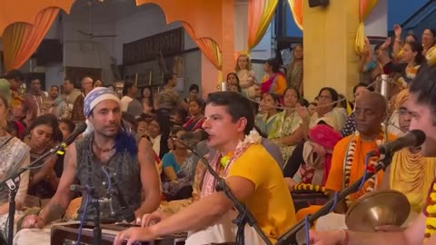 Kirtan festival at Iskcon Mayapur, India February 2025