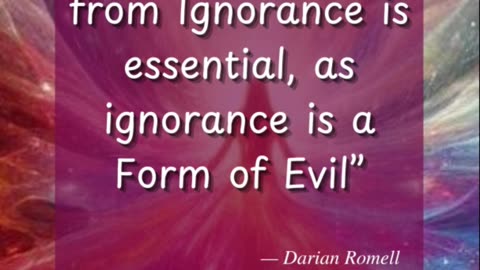 Darian Romell | IGNORANCE