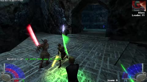 Star Wars Jedi academy casual gameplay