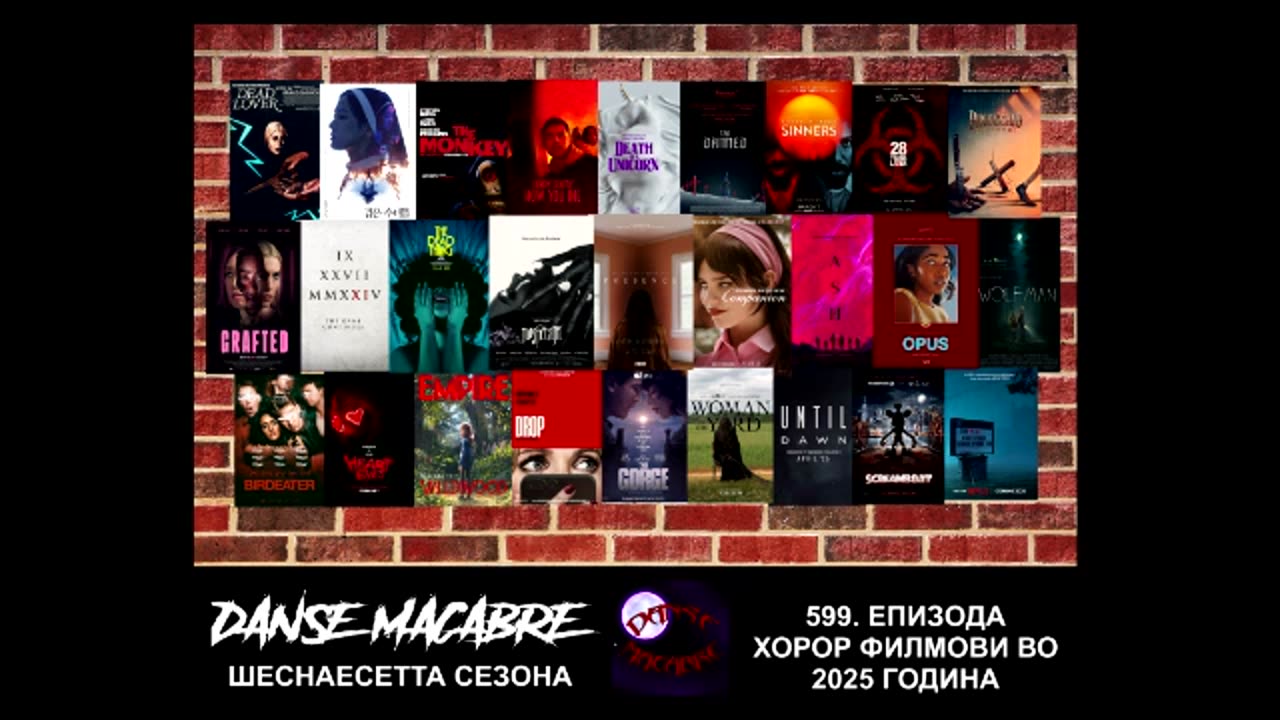 Danse Macabre #599 Horor filmovi vo 2025 godina 29.1.2025