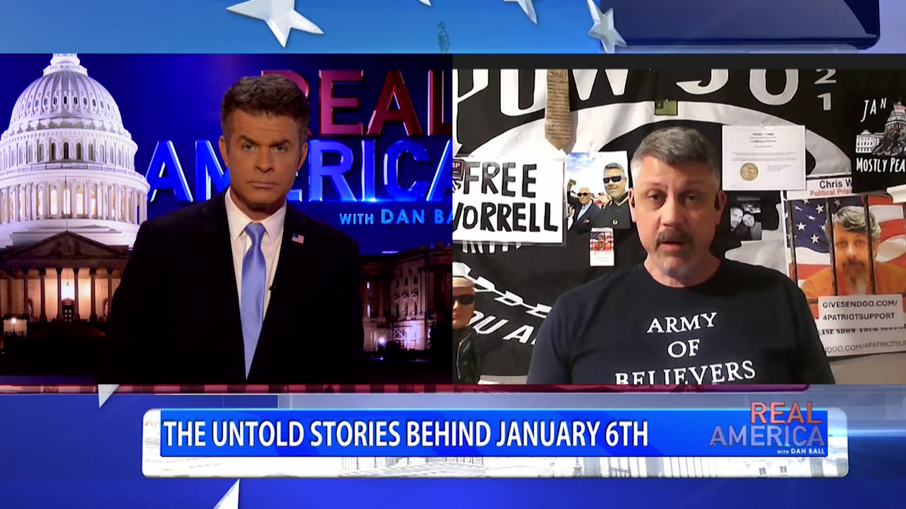 REAL AMERICA -- Dan Ball W/ Chris Worrell, J6er Denied Cancer Treatment In Gulag Speaks Out, 2/7/25