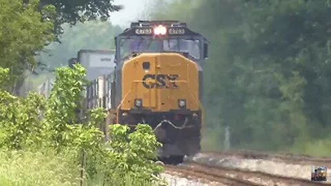 CSX Trains from Sterling, Ohio August 17, 2024 Part 4