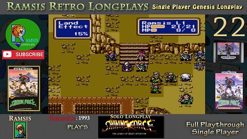 Shining Force | 1993 | GEN | Episode 22 | Full Playthrough and Let's Play | Chapter 6 | #22