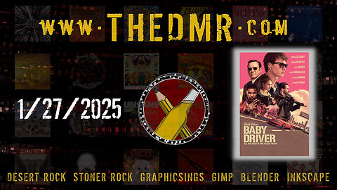 DMR Live 1/27/2025: Desert Rock & Adjacent Cool Tunes + Graphicsing