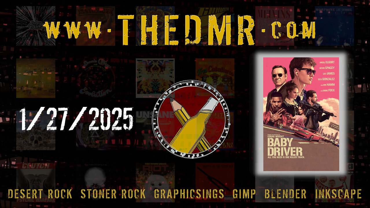 DMR Live 1/27/2025: Desert Rock & Adjacent Cool Tunes + Graphicsing
