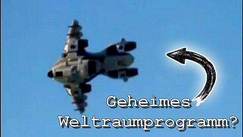 Start eines Raumschiffs des streng geheimen Weltraumprogramm Solar Warden?
