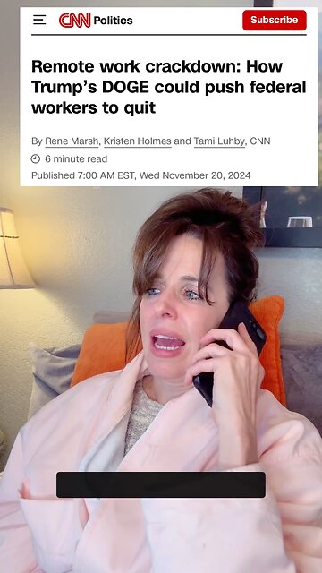 Has anyone checked in on the federal workers that have been working remotely?