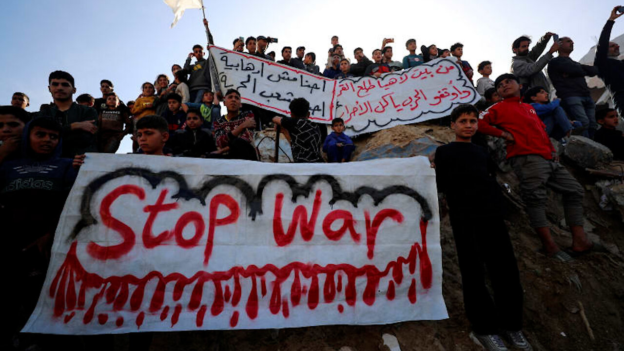 BEGINNING OF THE END? ANTI-HAMAS PROTESTS ERUPT ACROSS GAZA. How do you say, "No mas!" in Arabic?