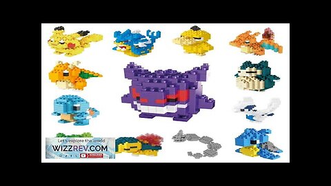 Pokemon Small Blocks Nanoblock Charizard Kyogre Groudon Rayquaza Model Education Graphics Review