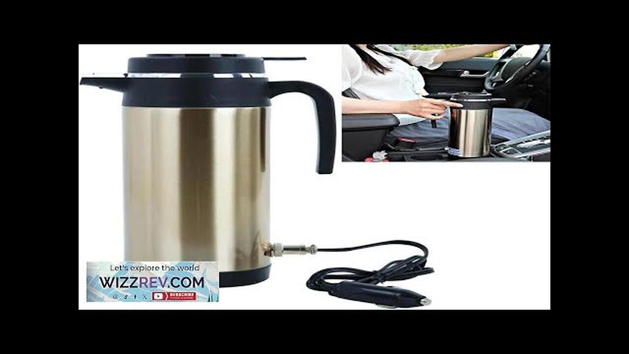 IPRee 12V/24V Car Truck 1200ml Water Heater Portable Hot Water Kettle Auto Review