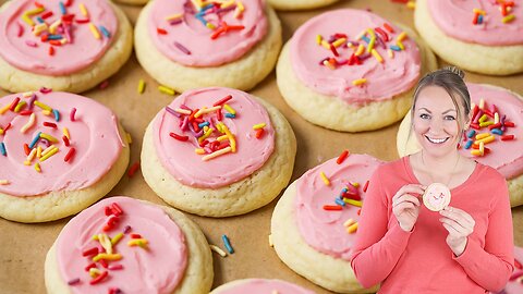 Soft Frosted Sugar Cookies