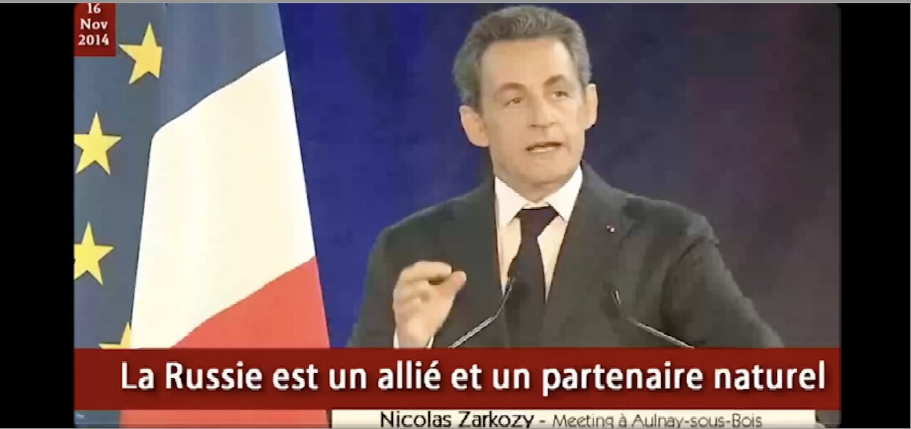 Nicolas SARKOZY ★ "La Russie, Un Allié Et Un Partenaire Naturel" Pour La France
