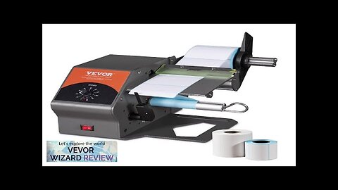 VEVOR Automatic Label Dispenser Width 0.2"-4.5"/5-115 mm Length 0.2"/5 mm-∞ Automatic Review