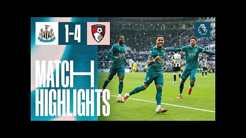 Justin Kluivert scores ANOTHER brilliant Premier League hat-trick | Newcastle 1-4 AFC Bournemouth