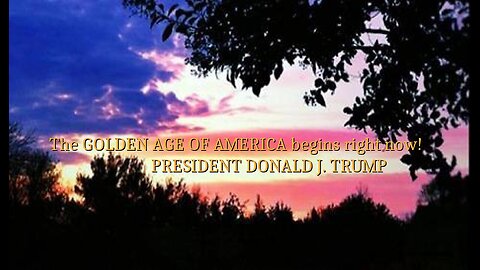 PRESIDENT TRUMP- The GOLDEN AGE OF AMERICA begins right now! - 1 24 2025