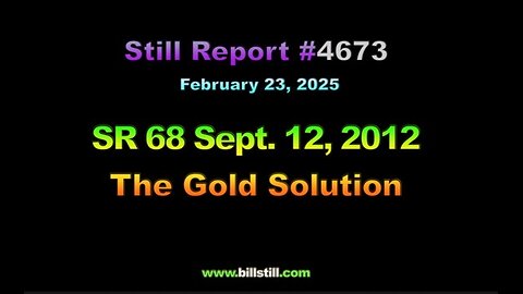 SR 68 - The Gold Solution, 4673