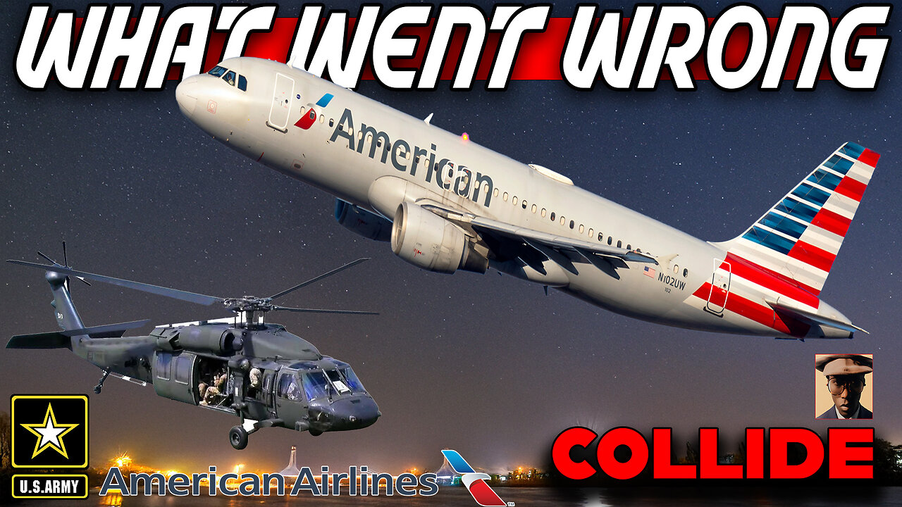 American Airlines Airplane Crashes Into Amry Helicopter In DC