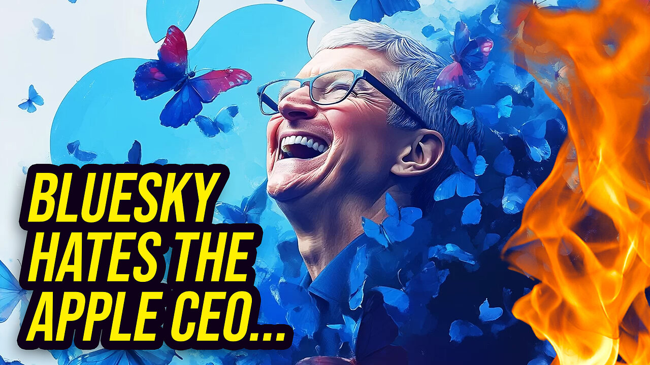 Apple CEO Tim Cook Donates $1 MILLION to Trump and Bluesky FREAKS OUT.