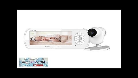 M520 1080P 4.3inch Baby Monitor Wireless Digital Monitor Temperature Monitoring 8 Lullabies Review