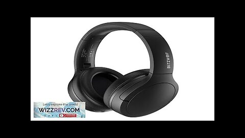 BlitzWolf® BW-HP6 Wireless Headset ANC bluetooth Headset Active Noise Cancelling 40mm Large Review