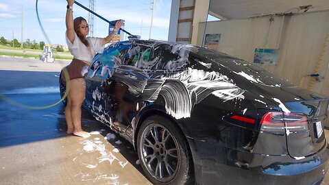 I went to a worst review car wash and literally got what I paid for lol