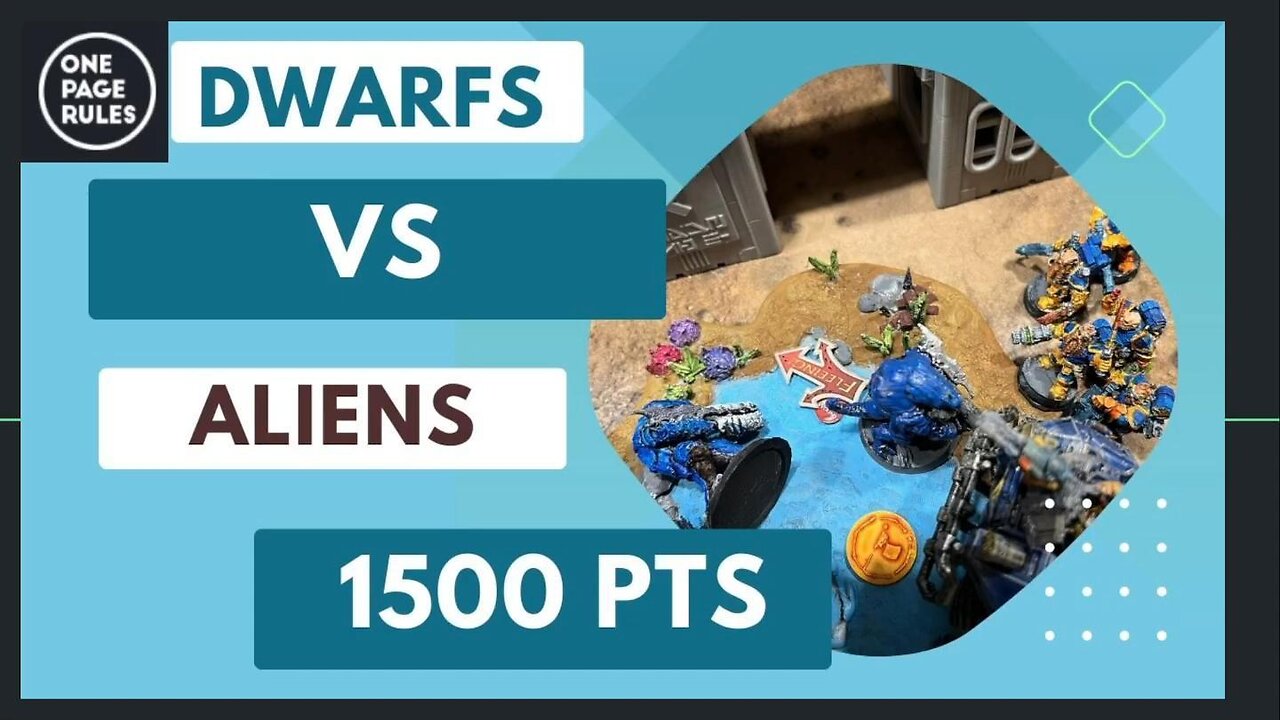 One page rules: Grimdark Future- Aliens vs Dwarfs 1500 points