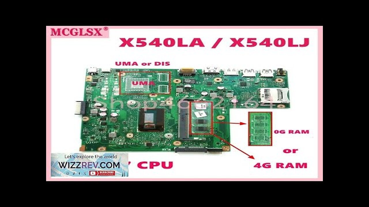 X540LJ i3/i5/i7 CPU 0GB/4GB-RAM UMA / DIS Mainboard For ASUS X540L X540LA Review