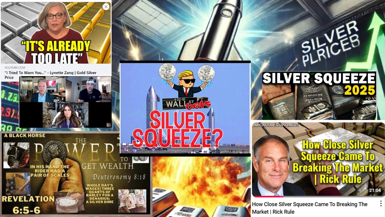 Pt 3 Silver Squeeze 2021 to 2025 Update Squeezing Silver Gold