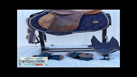 ROYAL EQUESTRIAN JUMP SADDLE PAD NAVY BLUE FULL Review