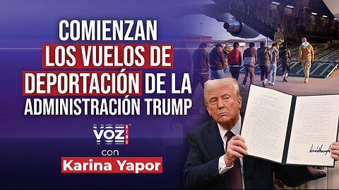 Comienzan los vuelos de deportación de la Administración Trump