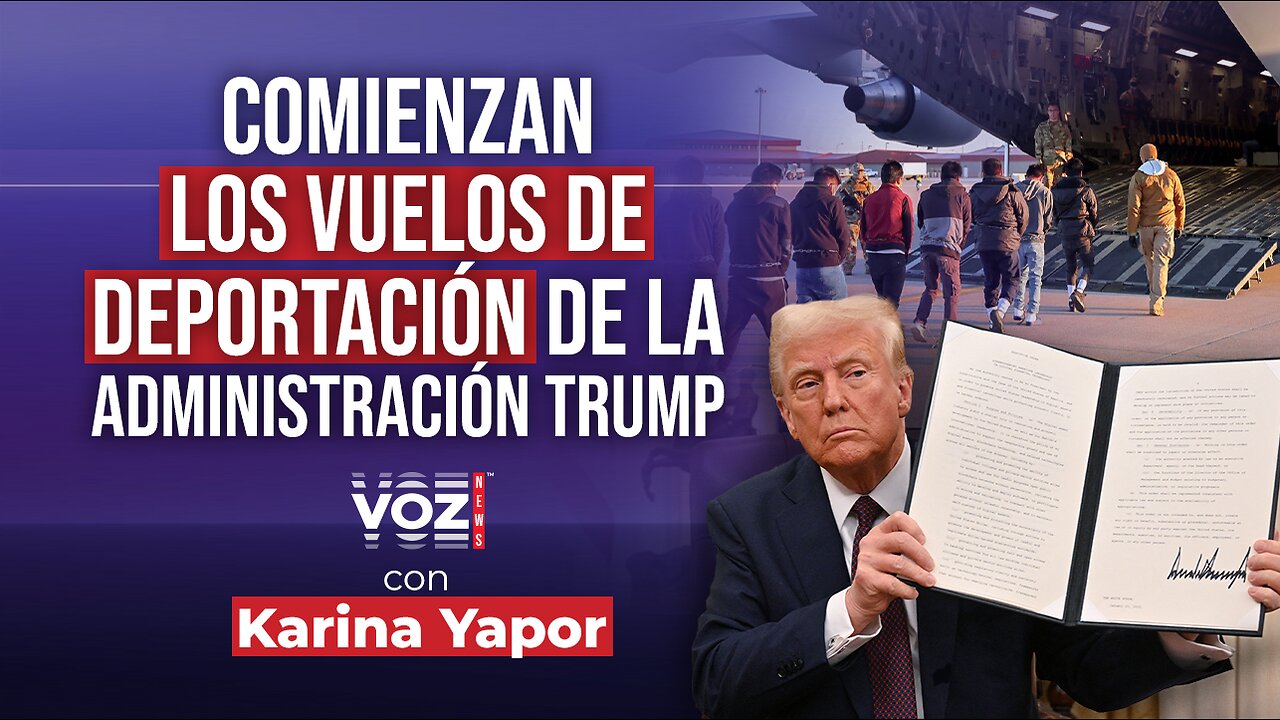 Comienzan los vuelos de deportación de la Administración Trump