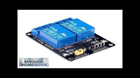 AOQDQDQD 5V 2-Channel Relay Module with Optocoupler Protection and Expansion Board Review