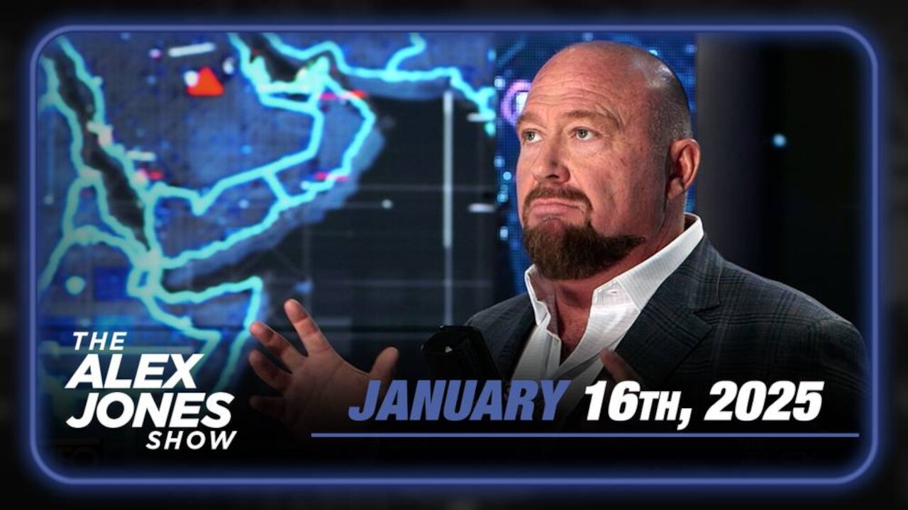 THE ALEX JONES SHOW - 1/16/2025: The Globalist Pedophile Network Is Collapsing Across The Planet As Their NWO System Completely Falls Apart Before Our Eyes On Every Front!