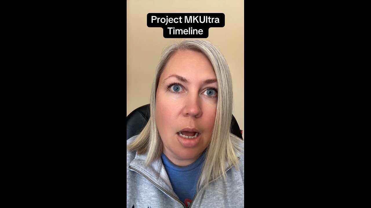 Project MKUltra Timeline