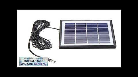 Portable 5W 12V Polysilicon Solar Panel Battery Charger For Car RV Boat Review