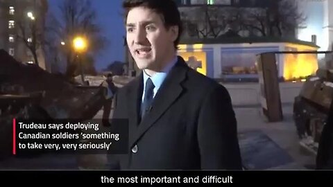 He must not be allowed to deploy troops in the Ukraine !!/ Concerned Canadian