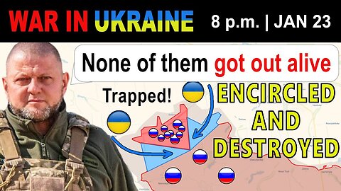 23 Jan: Ukrainians STRIKE BACK! Russian Forces CRUMBLE IN KOTLYNE! | War in Ukraine Explained