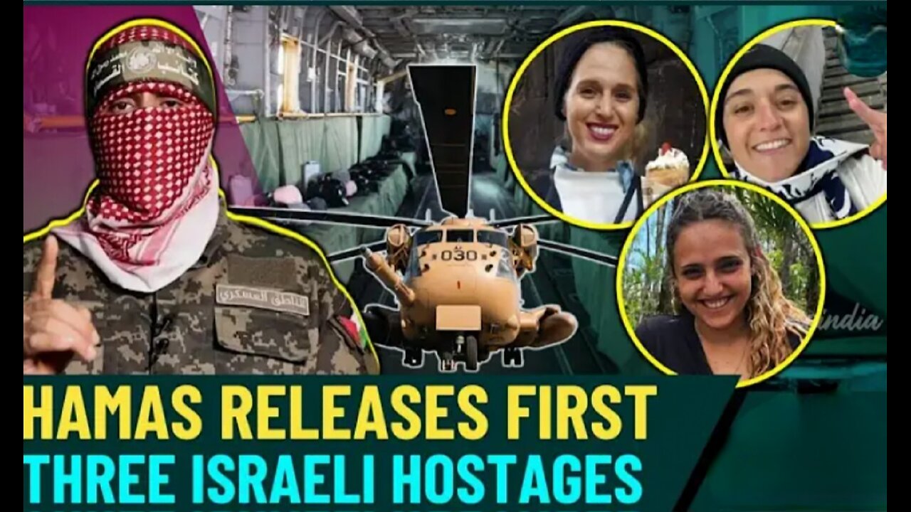 Hamas Releases Israeli Hostages BREAKING _ Hostages Handed Over To Red Cross