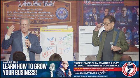 Robert Kiyosaki | The Legendary Best-Selling Author Robert Kiyosaki & CPA / Entrepreneur, Tom Wheelwright At Clay Clark's Business Workshop + How to Escape the Rat Race, Power of the Cash Flow Quadrant, Wealth Creation