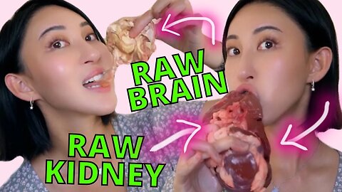 EATING RAW CARNIVORE: BRAINS, LIVER, HEART, KIDNEY, ORGANS | What I Eat in a Day Raw Carnivore Diet