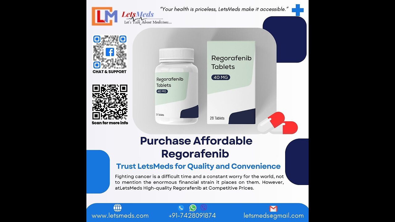 Purchase Affordable Regorafenib in the Philippines: Trust LetsMeds for Quality and Convenience