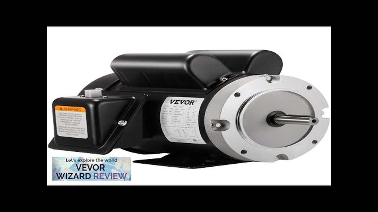 VEVOR 1.5HP Electric Motor 3450rpm Reversible Single Phase 56C Frame Air Compressor Review