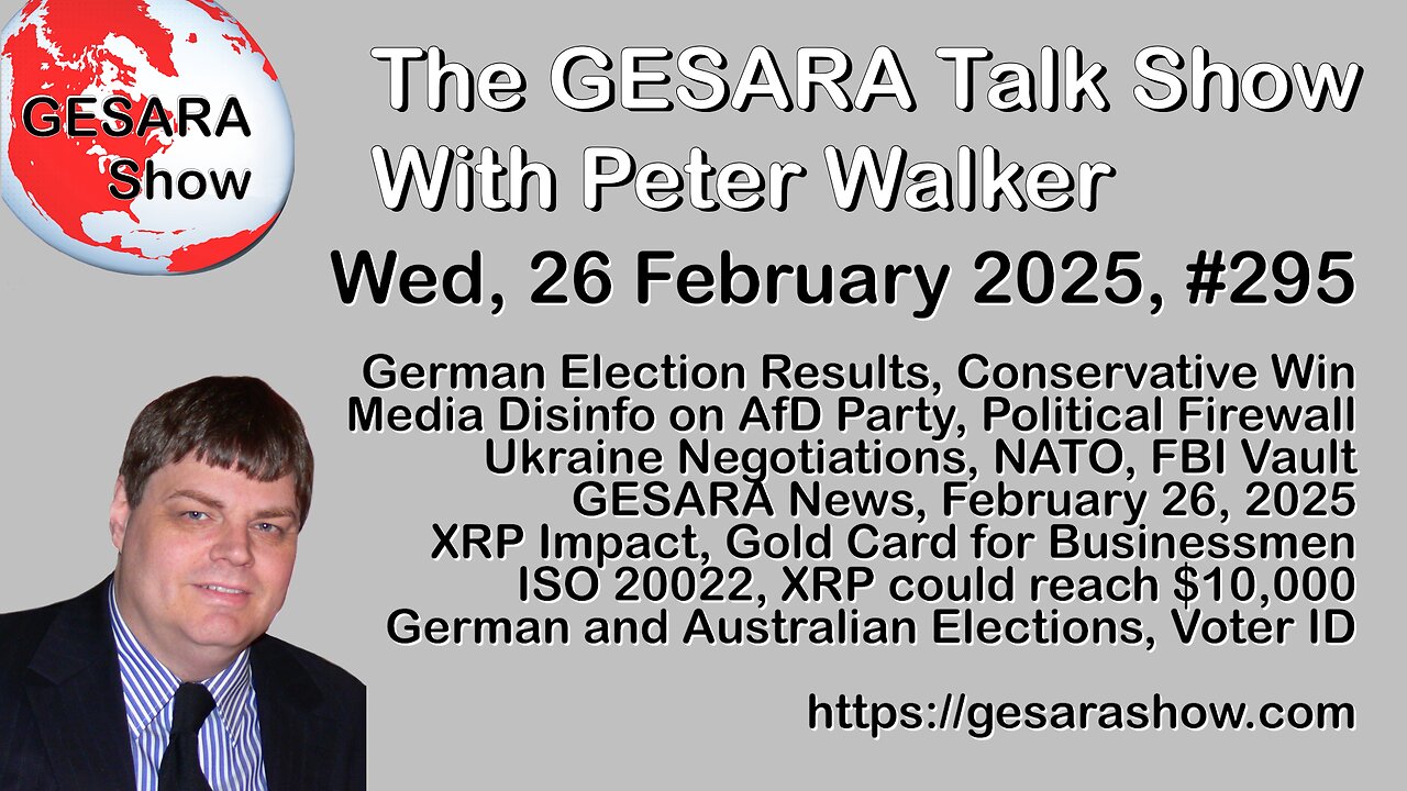 2025-02-26 GESARA Talk Show 295 - Wednesday