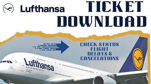 How To Download Lufthansa Flight Ticket Download || Lufthansa Flight Ticket Download PNR