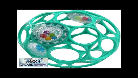 Bright Starts Oball Easy-Grasp Rattle BPA-Free Infant Toy in Teal Age Newborn Review