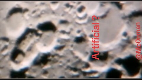 Artificial structure on the moon ?