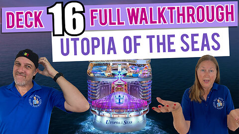 Utopia Of The Seas Public Deck 16 | Tall Man's Cruise Adventures