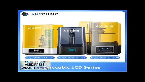 ANYCUBIC DLP SLA LCD 3D Printer High Speed 3D Resin Printer Photon Review