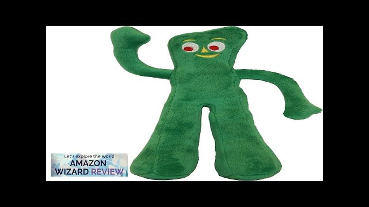 Multipet Gumby Plush Filled Dog Toy Green 9 inch (Pack of 1) Review