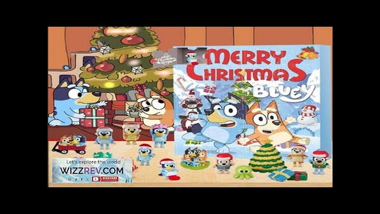 Moose Advent Calendar Christmas Bluey Anime Figurine Halloween Toys Surprise Blind Box Review